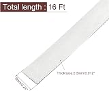 sourcing map Nickel-Chromium Flat Heater Wire 16.4 Ft Length 6mm Width 0.3mm view 2