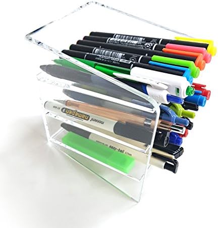 Acrylic Clear Desk Organizer For Pen, Beauty Supplies