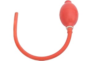 Keenso Laboratory Rubber Squeeze Light Bulb Spray Ball Explosion Proof Pressure Rubber Ball for Laboratory Strong Elasticity,