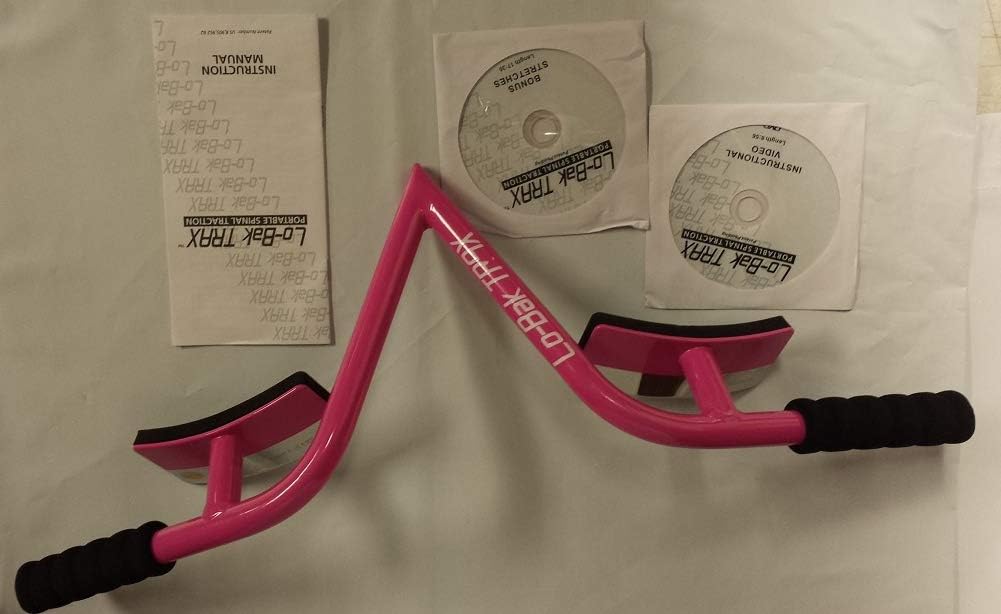 Lo-Bak TRAX Portable Spinal Traction Device, Pink