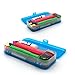 Emraw Double Deck Organizer Box - Bright Color School Pencils Box Stationery Box Pen Holder Box Organizer, School Supplies Pencil Box for Students Pencil Case Pencil Box (6-Pack)