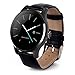 GBlife K88H Bluetooth Smart Watch with Heart Rate Monitor Wristwatch for iOS and Android (Black)
