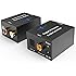 Goronya Digital to Analog Audio Converter, Digital Coax and Optical Toslink to Analog Audio Converter Adapter--Changes Digital Coaxial or Optical SPDIF into Stereo 3.5mm Jack or L/R RCA Audio Output