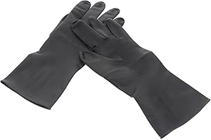 WEKADRIN Hair Coloring Gloves Black Waterproof for Home, Salon, and Hairdressing Use