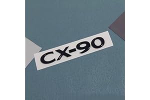 Emblem Replacement Front Rear for Mazda CX-90 2023 2024 2025,Black Emblem Logo Letter Front Grill Rear Tailgate 3D Badge Stic