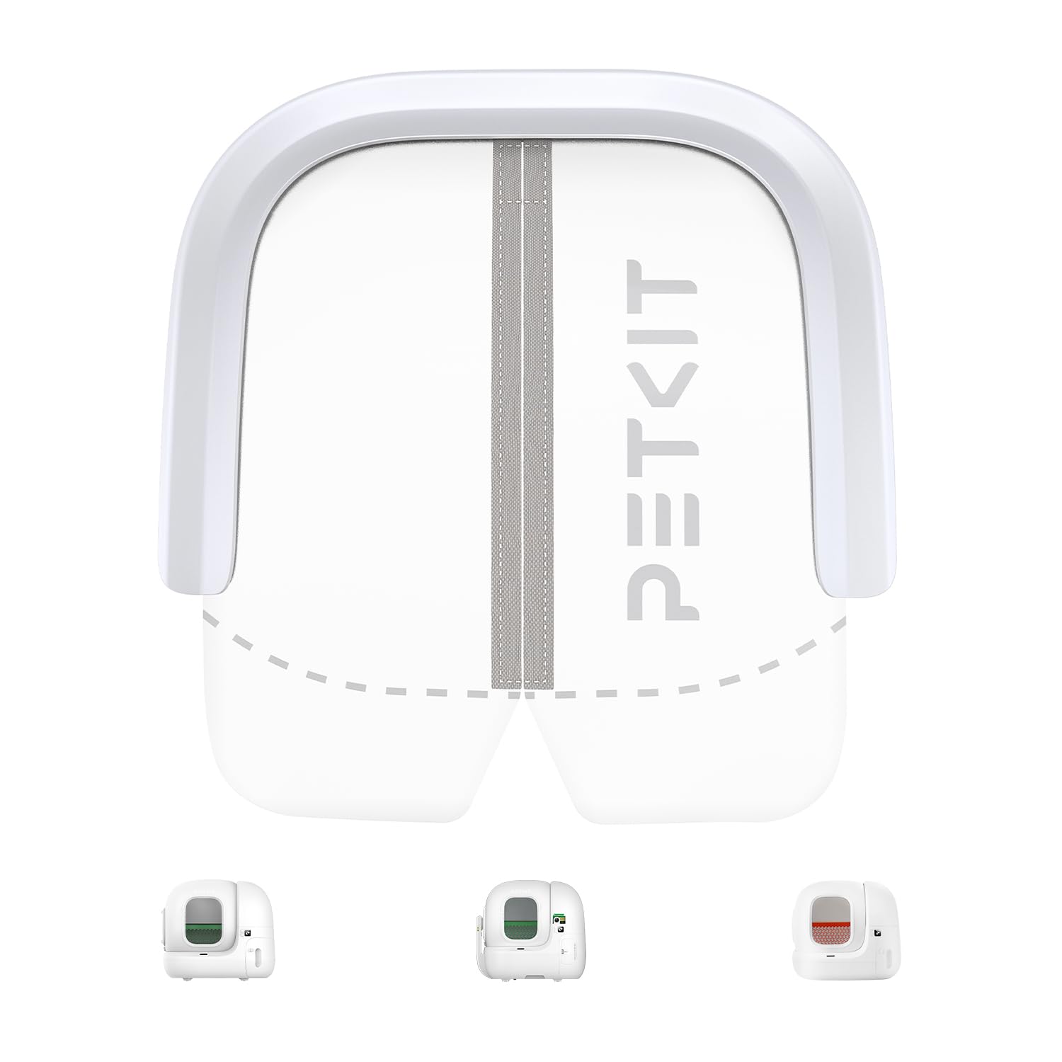 Photo 1 of PETKIT Magnetic Dustproof Curtain 2.0 for PURAMAX 2/PUROBOT MAX PRO Automatic Cat Litter Box