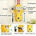 Cute Two Eyes Despicable Me Minions Design Combo Set Toothbrush Holder Automatic Toothpaste Dispenser with Rinse Cup (Yellow)