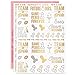 xo, Fetti Bachelorette Party Flash Tattoos - Team Bride, Future Mrs, Buy Me A Drink + 58 Styles (2 sheets) - Bridal Shower Favor and Decorations