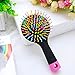 Hilinker Hair Brush - Detangle Hair Easily With No Pain - Good For Wet Or Dry Hair - Adults & Kids Rainbow (Black)