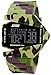 FANMIS Unisex Elegant Plane Style Digital Display Waterproof Outdoor Sports Silicone Strap LED Wrist Watch (Green)