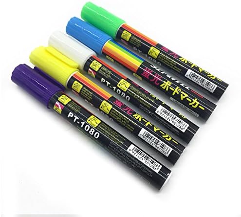 OTRMAX 5Pcs Queen Bee Highlighter Marking Pens Beekeepers Tool - Blue Green White Purple Yellow