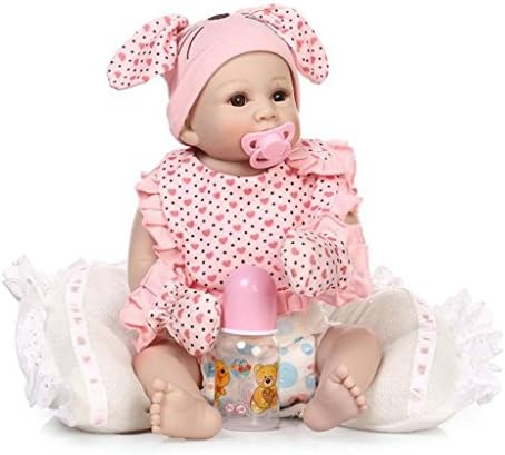 Seedollia Full Silicone Body Real Looking Reborn Baby Doll New Born Girl 20 inch Pink