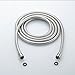 Greenspring Extra Long Stainless Steel Handheld Shower Hose (9.8 Ft) (118 Inches) (3 Meters),Nickel Brushed