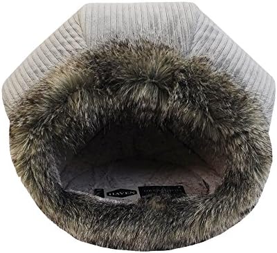 R2P Haven Silver Dream Pod Cat Bed, 18" L x 17" W, X-Small, Grey