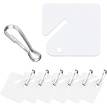 KEYTALK 小物類 グッズ セット Amazon.com: KAKAMINA 100 Pcs Key Tags White Plastic Hanging