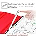 Fintie iPad Pro 10.5 Case with Built-in Apple Pencil Holder - 360 Degree Rotating Stand Protective Case with Auto Sleep/Wake Function for Apple iPad Pro 10.5 Inch 2017 Release Red