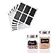 PAPRMA Chalkboard Labels - 36 Pcs Premium Reusable Chalkboard Stickers with 1 Erasable White Liquid Chalk Marker for Jars, Pantries, Bottles, Craft Rooms, Black