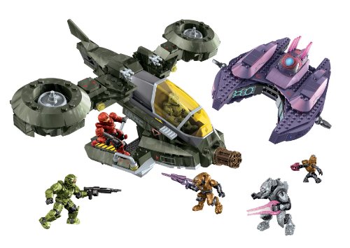 Mega Bloks Halo UNSC Hornet vs Covenant Vampire