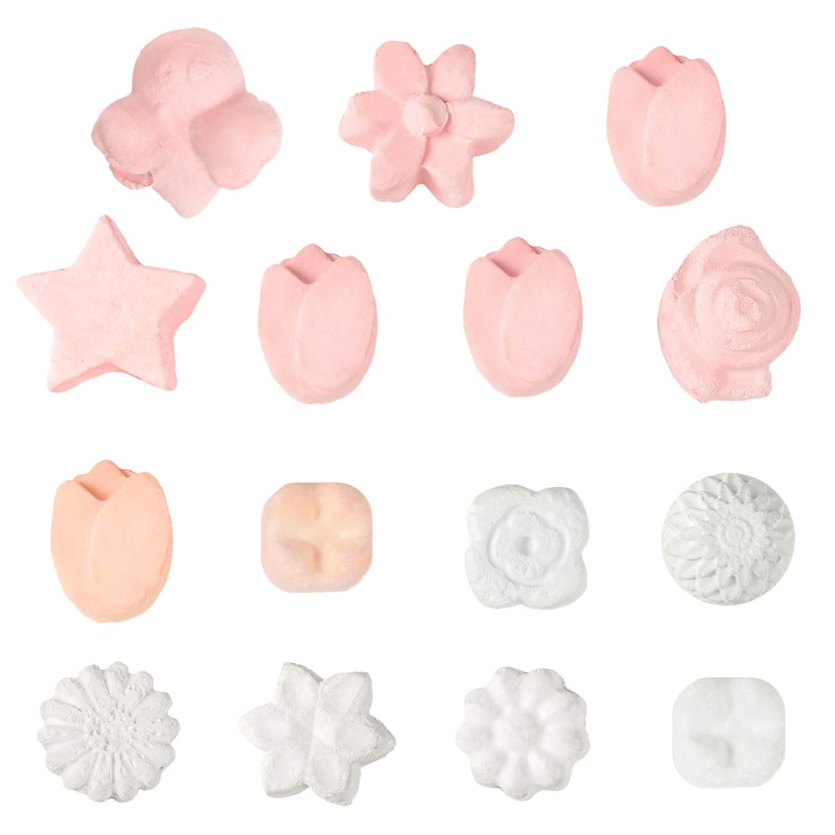 VILLCASE Pet Teeth Grinding Stone, Hamster Chew Toy Mineral Stone Natural Mineral Teeth Grinding Chew Toys for Small Animals Rabbit Guinea Pig Lava Rock Chewing Blocks 15pcs