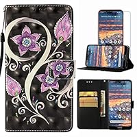 Case for Nokia 4.2, Firstcover Colorful Premium PU Leather Wallet Phone Case Cover for Nokia 4.2 with Screen Protector