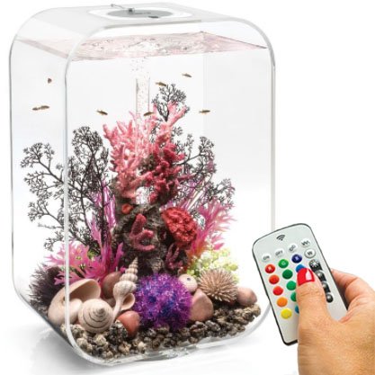 biOrb Life 45 Liter Transparent Aquarium with MCR Lighting