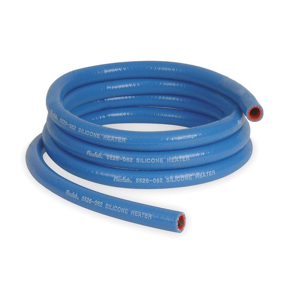 Flexfab 3/8" ID x 25 ft 5526 Blue Silicone Heater Hose
