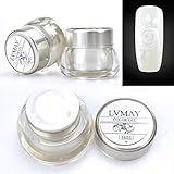 Qimisi 12 Colors 3D Color UV Gel Nail Art Paint Draw Painting Acrylic Tip Manicure DIY ( White )