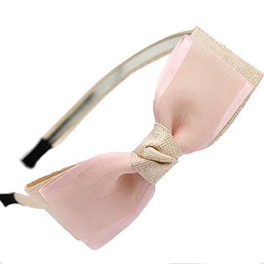 Amazon Co Jp カチューシャ レディース キッズ 立体リボン ラメ お