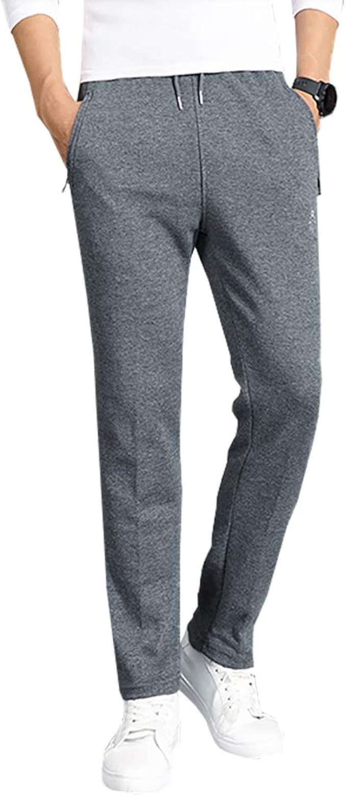 Amazon Silkcore スウェットパンツ ロング パンツ メンズ ジョガーパンツ スポーツ ジッパー ポケット トレーニングウェア ストレッチ 大きいサイズ スリム ストレート 無地 アウトドアフィットネス ロングパンツ Xl 5xl ルームウェアボトムス 通販