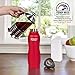 Healthy Human Stainless Steel Curve Water Bottle | 100% BPA Free Thermos for Kids & Adults | Vacuum Insulated Water Bottles | Metal Bottles with Leak Proof Lid (21 oz/ 621 ML, Red Hot)