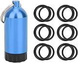 Keenso Mini Dive Cylinder O-Ring Kit Blue Storage Bottle 12 Rings Brass Pick view 7