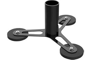 LANGZIHT Magnetic Mount for Starlink Mini - Ground Mount - Car Roof Mount - Yacht Mount - Starlink Mini Roof Mount - for Use with Original Pipe Adapter - Strong Magnet Mounting Kit