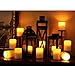 GiveU Flameless Plastic Led Candle with Timer, Battery Operated Pillar Flickering Candle For Indoor and Outdoor Decoration, 3 x 4
