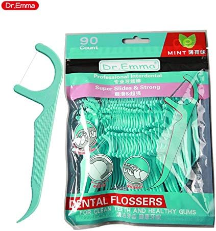 90 Premium Dental Floss Stick Mint Flavour, Strong No Shred - Image 3