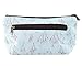 Leegoal(TM) Elegant Multi Fuctional Canvas Floral Pouch Pencil Pen Case Bag (Light Blue)