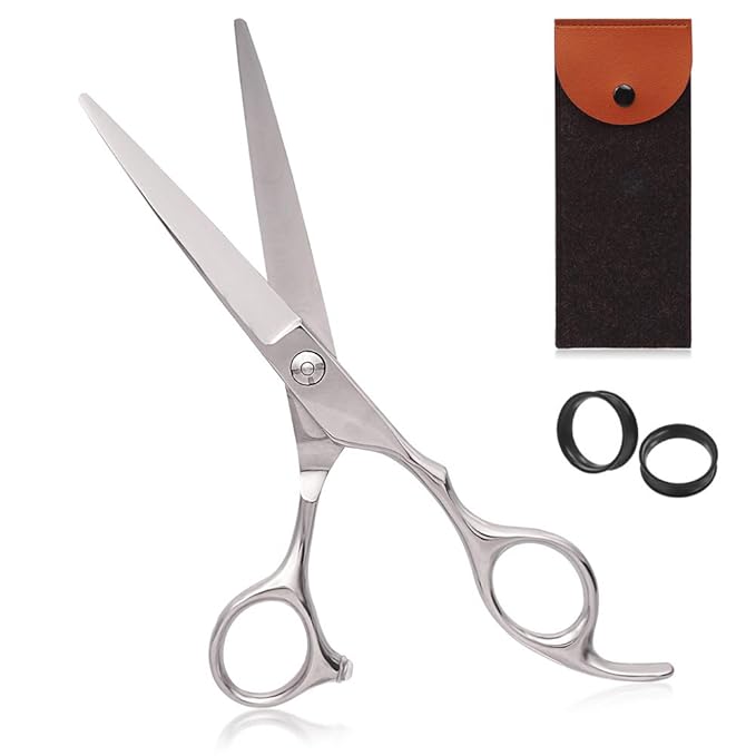 Yullmu Professional Hair Cutting Scissors, 6inch 440C