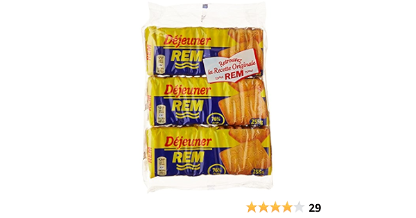 Lu Rem Dejeuner Biscuits 3 Paquets De 255 G Amazon Es