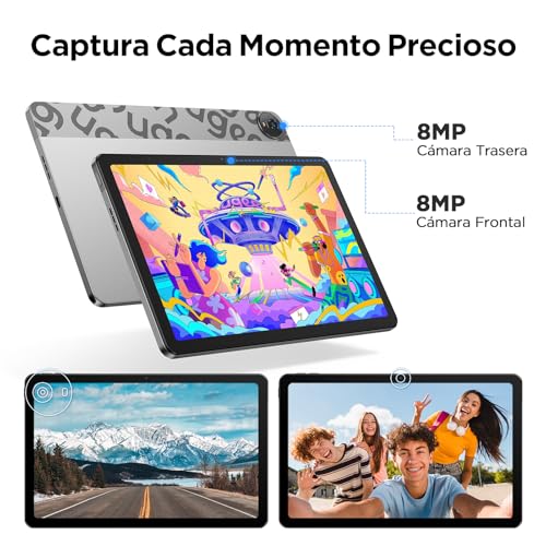 UGEE UT2 Tablet Independiente 10,36 Pulgada - 6GB+128GB, Pantalla 2K Ultra HD Totalmente Laminada, 8.0MP Cámara Frontal y Trasera, Tableta Android 14, Batería de 7000mAh, Incluye U-Pencil