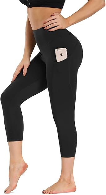 womens capri workout pants with pockets