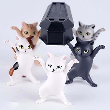 Amazon ネコのペンおき 5pcs可愛い おもちゃ 小さい玩具 模型ダンス猫人形の飾り猫 棺おけpvc製 にゃんこ 子猫おもちゃセット ミニ おもちゃ モデル萌えグッズ コレクション 誕生日 プレゼント サプライズボックス おもちゃ雑貨 おもちゃ