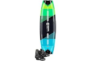 O'Brien System Wakeboard 140cm w/Clutch 10-14 bindings,Green