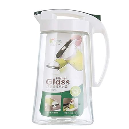 Jarra doble de vidrio de borosilicato con tapa para té de hojas ...