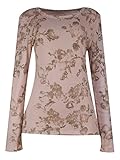 Sonoma Women's Long Sleeve Crewneck Everyday Floral Tee Shirt