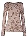 Sonoma Women's Long Sleeve Crewneck Everyday Floral Tee Shirt