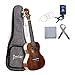 Deviser Concert 23inch professional ukulele Solid Koa Top Koa back & side with Gig Bag & Aquila String & Digital Tuner & Strap & Polishing Cloth