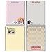 Stonehouse Collection -Funny Notepads Assorted Pack - 4 Funny To Do List Notepads - USA Made