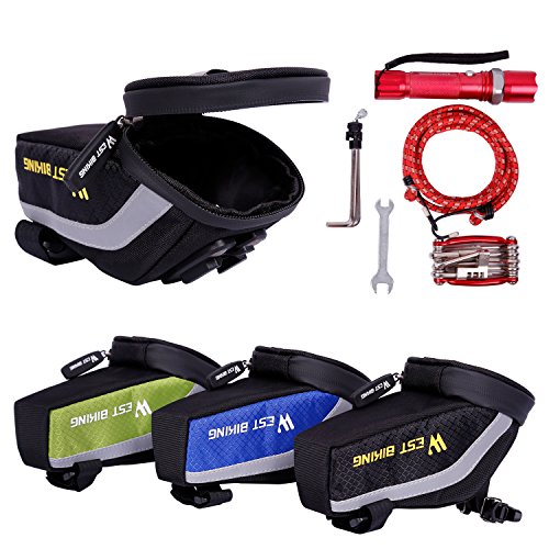 image for West Biking Wedge Saddle Bag Cycle Pack Pannier, Bike Storage Bag Moun