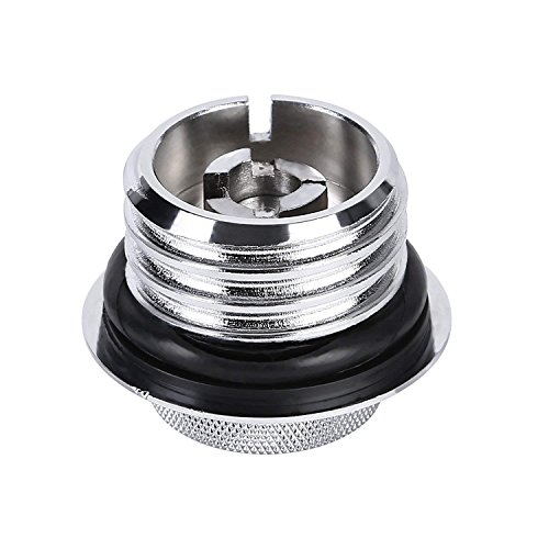 DLLL Motorcycle CNC Aluminum Fuel Gas Tank Oil Cap for Harley Davidson Sportster XL 1200 883 X48 Dyna Softail FXD FL XL FLT Big Twin Touring Road King (Silver) - Thumbnail 5