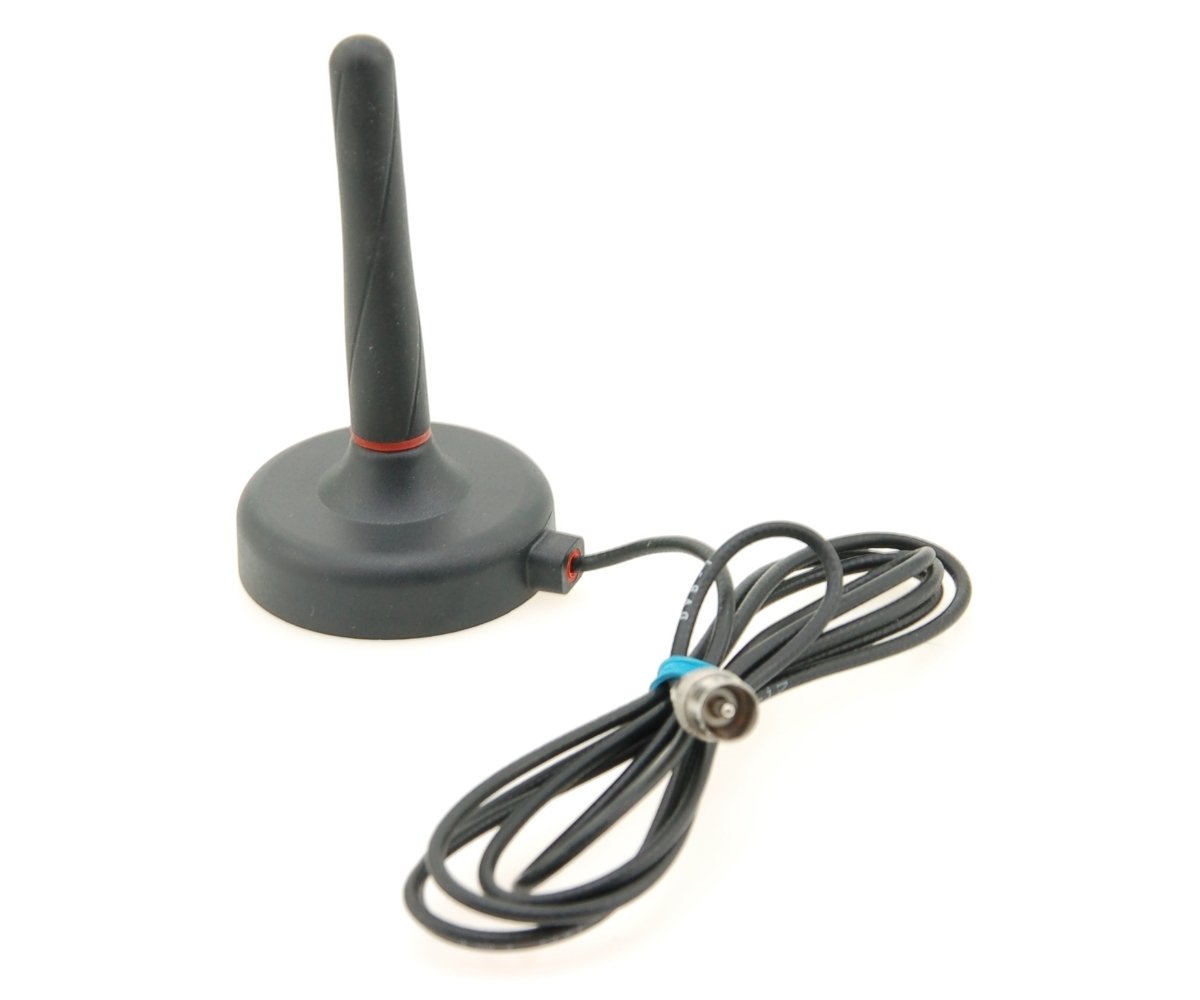 Alda PQ Antenna with magnetic stand for DVB-T2, DAB, with IEC/M (Coax) plug and 1.5m (1.64 yd) cable 23 dBi gain