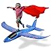BeebeeRun EPP Foam Airplane 2 Pcs,Outdoor Game Flying Toys for 3 4 5 6 7+ Year Old Boys Girls, Christmas Toys Gifts Present for Kids Children